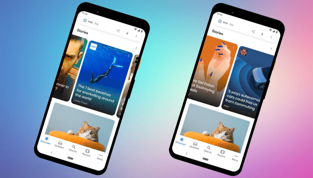 Le Web Stories in Google Discover