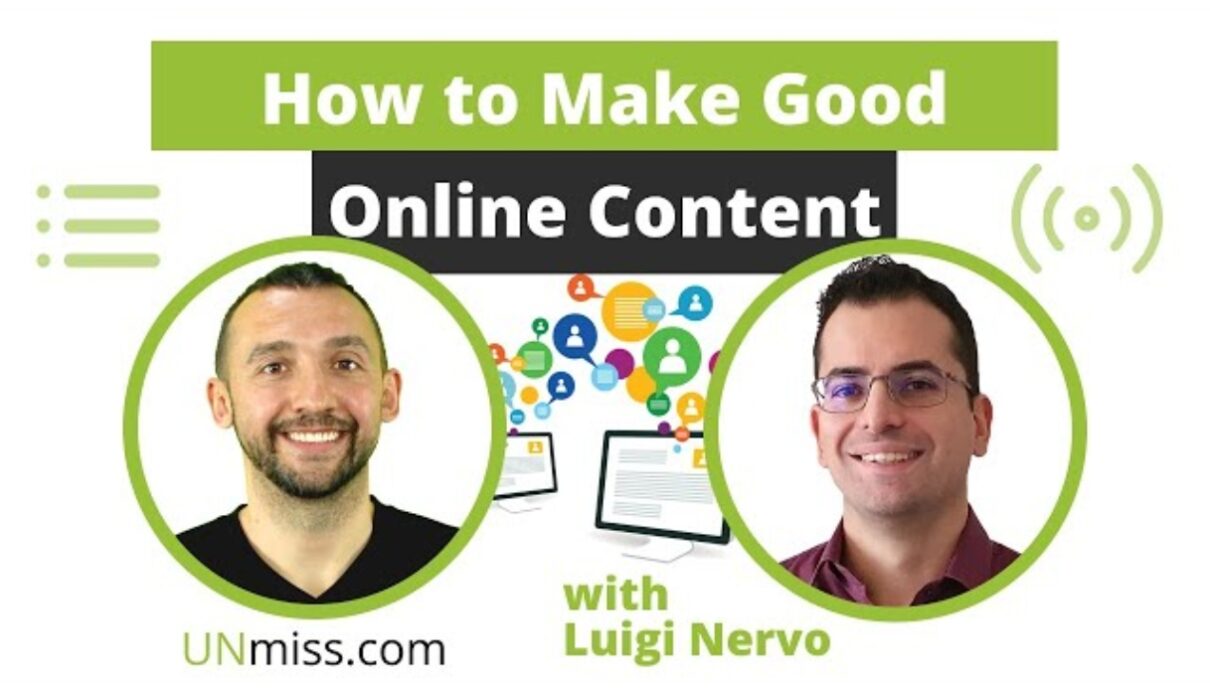Come fare buoni contenuti online (intervista di 