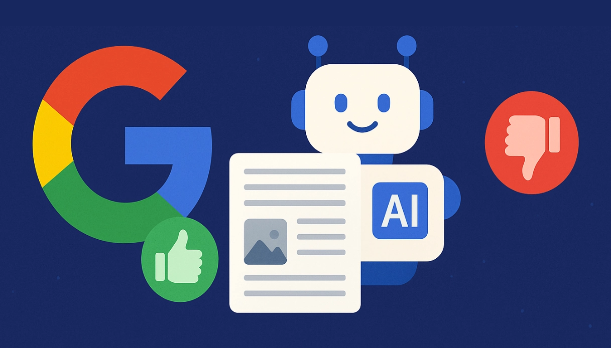 Contenuti AI su Google Google premia o penalizza i contenuti AI?