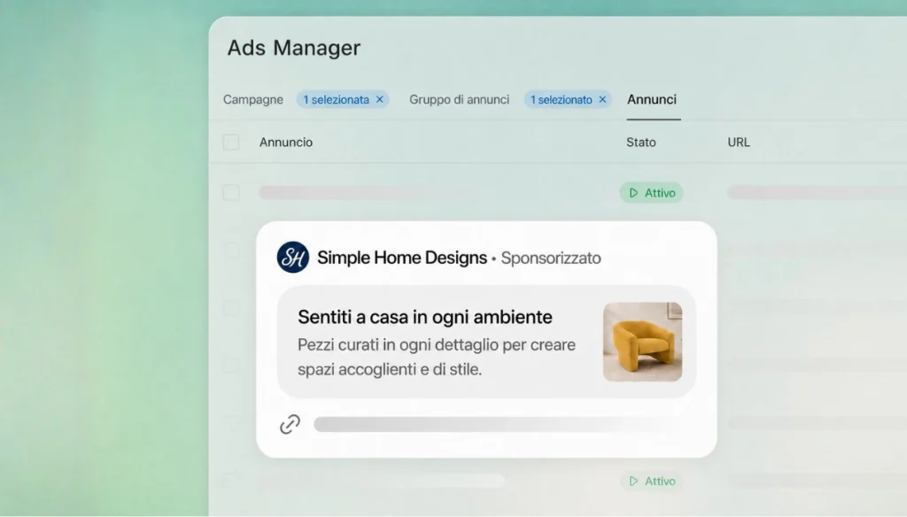 Gruppi di annunci su OpenAI Ads Manager